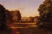 Thomas Cole The Gardens of Van Rensselaer Manor House oil on canvas